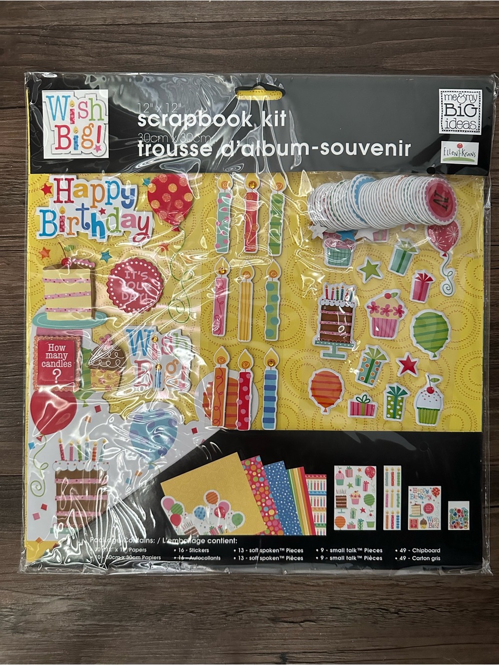 Me & My Big Ideas (MAMBI) 12" × 12" Birthday Scrapbook Kit